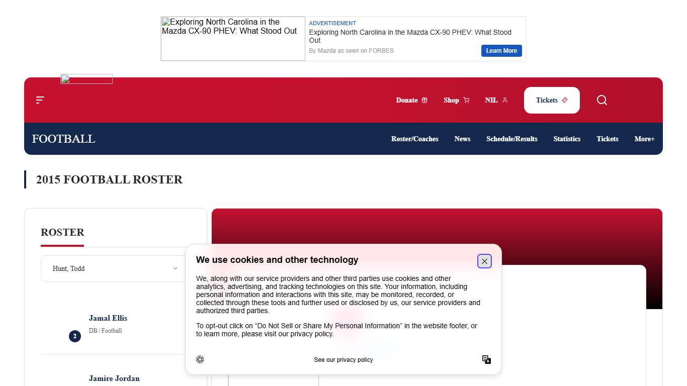 Todd Hunt - Football - Fresno State